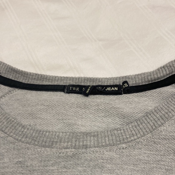 Rag and Bone crew neck (grey with black trim) - Picture 3 of 3